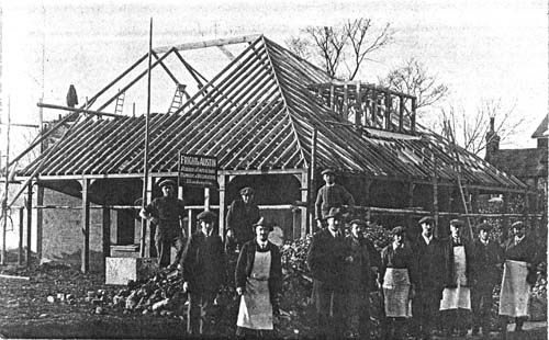 No 52/54 The Wayside being rebuilt c.1922